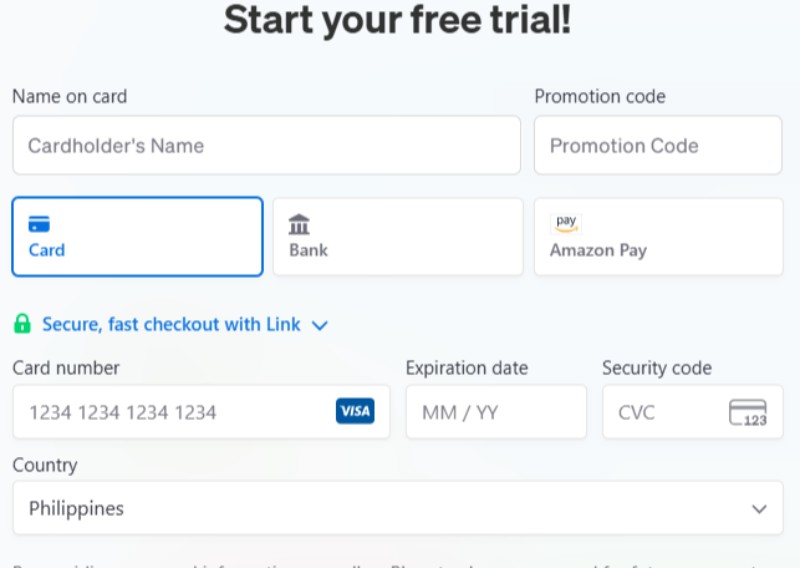 Coupon test screenshot